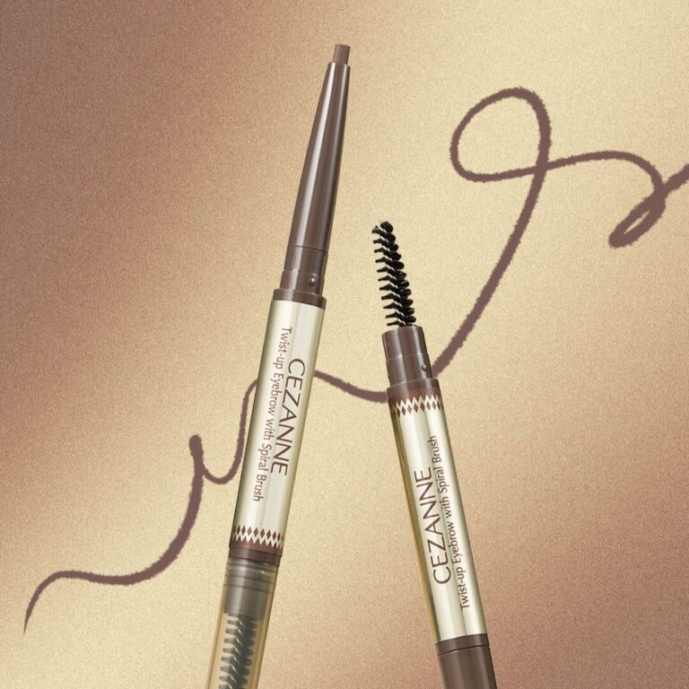 Осенняя косметика CEZANNE 2025: лёгкий карандаш в оттенке грейж и тушь для бровей с эффектом пушковых волосков